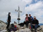Am Gipfel des Cima Vildratta, 2218m