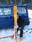 Walter und seine neue Ski-Hardware