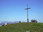 Gipfelkreuz auf der Hochalm.