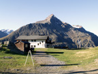 Bergstation Stablein mit Talleitspitze 3408 m