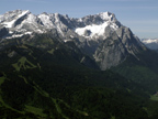 Zugspitzmassiv vom Wank aus gesehen