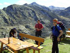 Kleine Rast an der Grohmannh&uuml;tte.