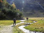 Am Agglboden kurz vor der Burkhardklamm.