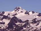 Der zweite Tag empfängt uns mit phantstischem Wetter und Blick auf die Wildspitze, 3770 m.