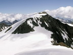 Blick zum Wilden Pfaff, 3458 m. Der Grat links f&uuml;hrt zur M6uuml;llerh&uuml;tte.
