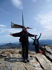 Auf der Haidenspitze 2975 m, Manfred u. Uschi