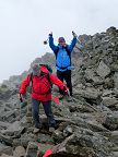 Im Aufstieg zum Gleischer Rosskogel, Peter und Manfred