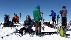Gipfelbrotzeit auf der Elferspitze, 2926 m