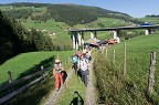 Im Hintergrund die Brennerautobahn