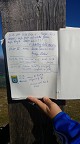 Vor dem Abstieg noch einmal Aufstieg zum Gipfel